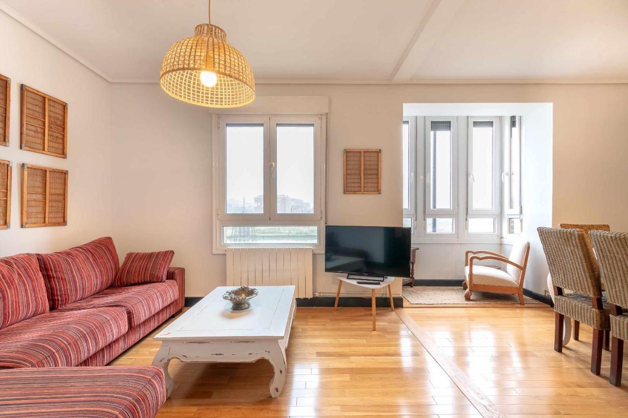 Apartamento Kuia Con Vistas Frontales A La Ria De Bilbao Cerca Del Metro 에란디오 외부 사진